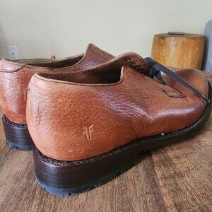 FRYE Leather Oxford Lace Up Shoes 3480616 Mens Size 9.5 | Leather Insoles